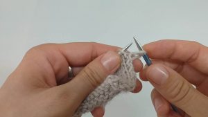Casting off in knitting