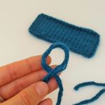 Slip knot knitting cast on