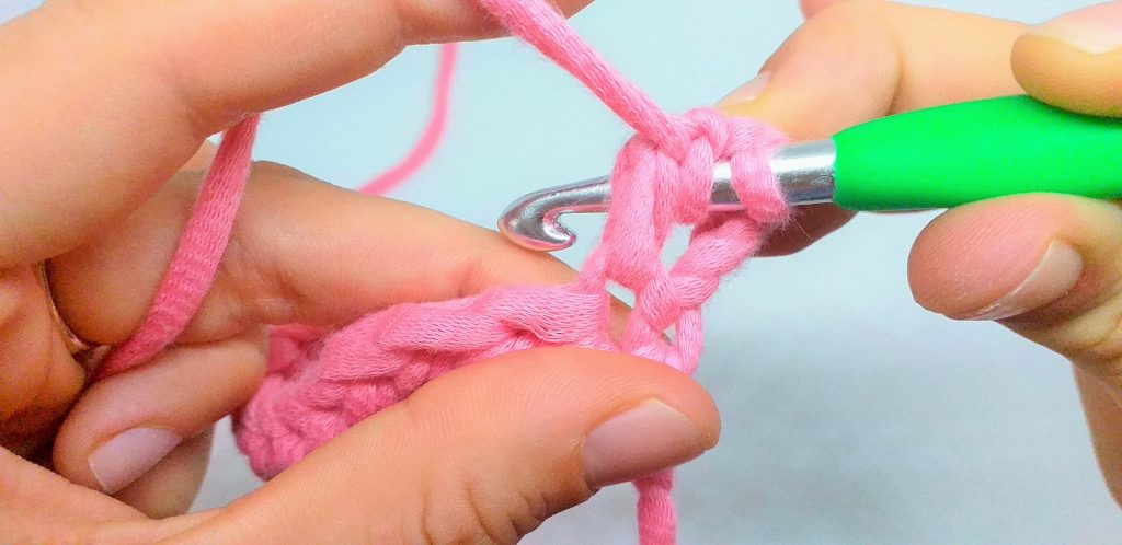 wrap around double crochet