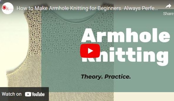 Link to armhole knitting youtube