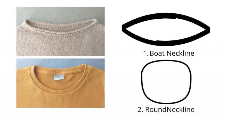 round versus boat neck