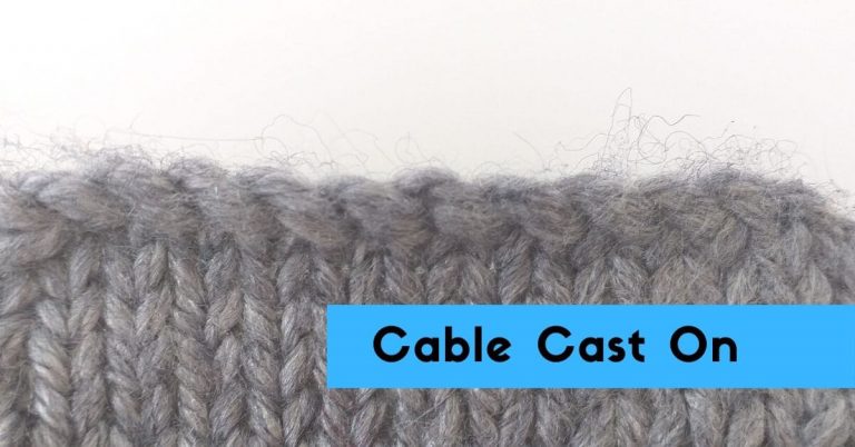 cable cast on knitting method
