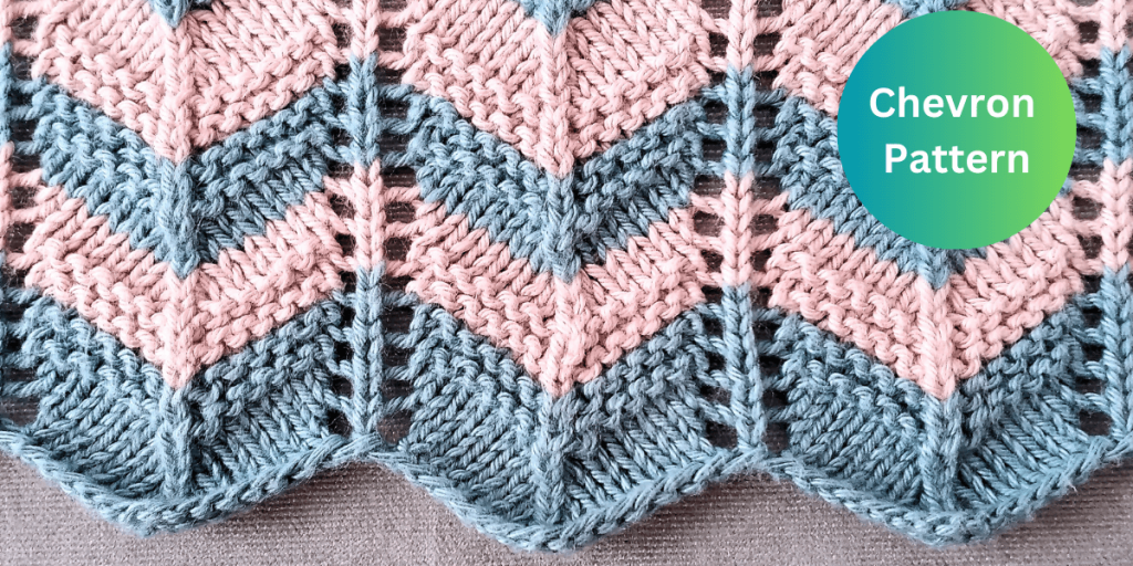 chevron pattern knitting